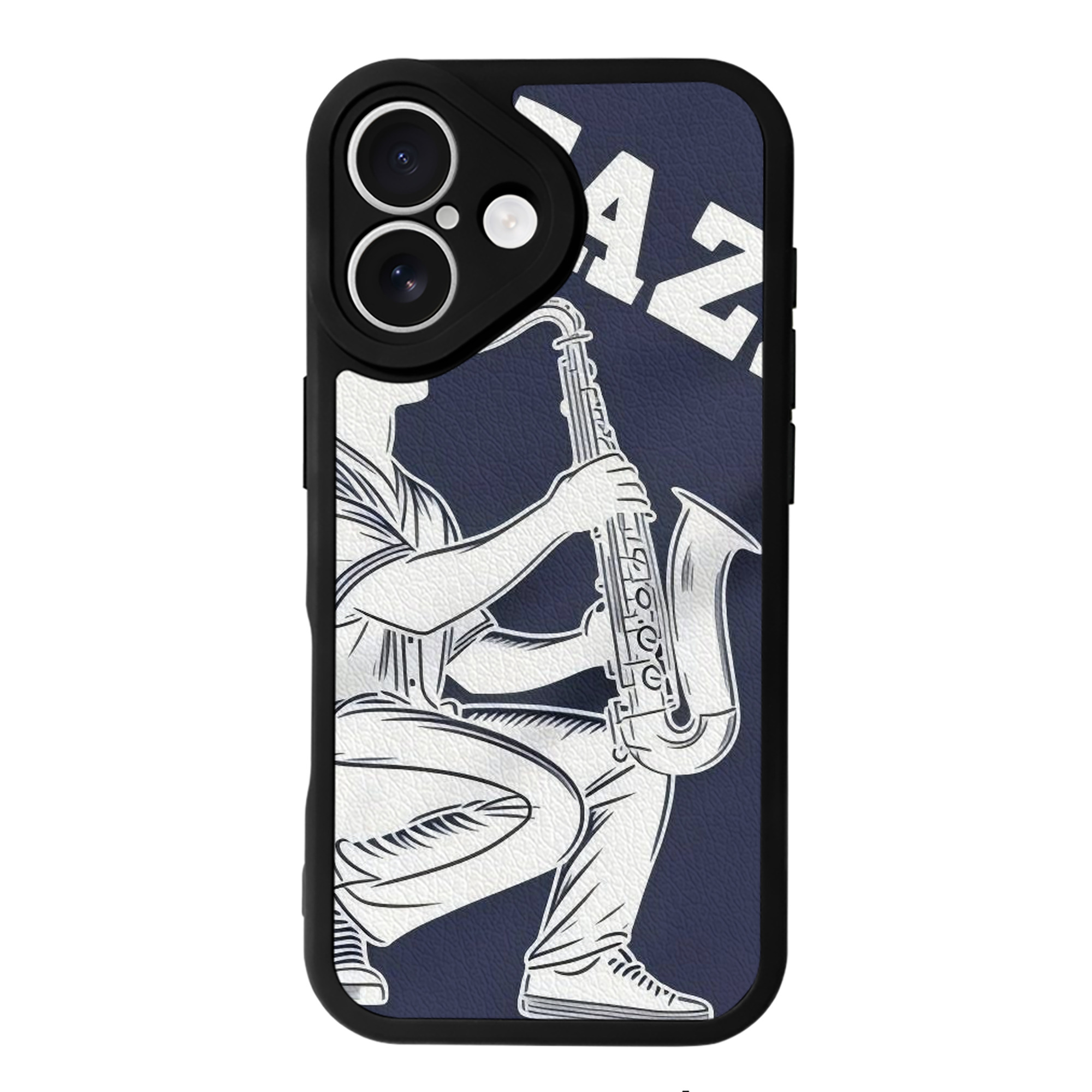 Jazz Chisholm Jr. 56 IPhone 16 Silicone Leather Case – UV Print, Lambskin Texture – Perfect Fit, Wireless Charging Compatible, Scratch Resistant, Precise Cutouts – Stylish Protection For IPhone 16